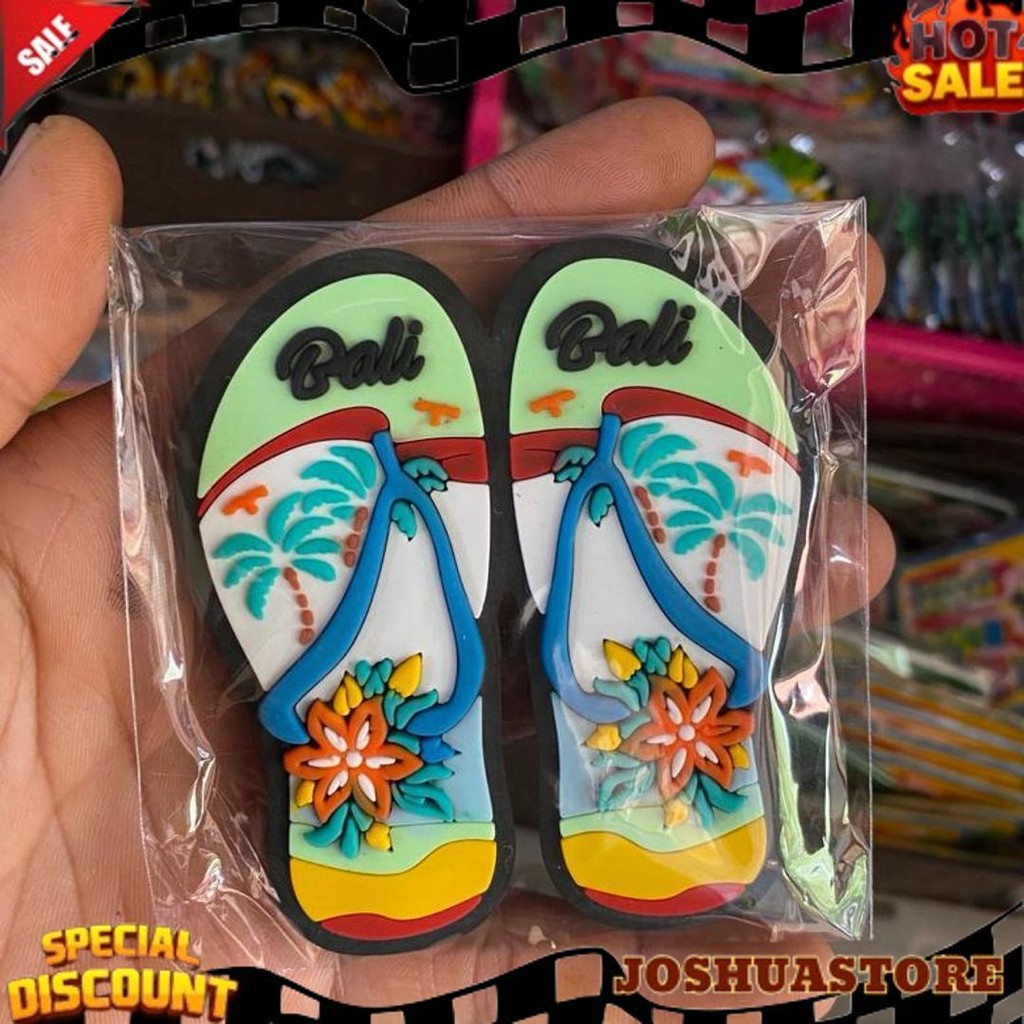 Paling Murah Magnet Karet Tradisi Bali - Magnet Karet Barong Bali - Magnet Pulau Bali - Magnet Kulka