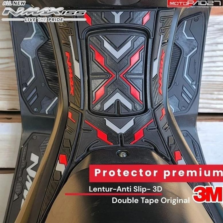 Tankpad Nmax New Deckpad Nmax 2020-2023 Karet Rubber Premium Quality Aksesoris motor