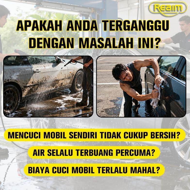 Reaim 600W Jet Cleaner 450Bar Mesin Cuci Motor Jet Cleaner Mesin Cuci Mobil Alat Cuci Motor Jet Clea