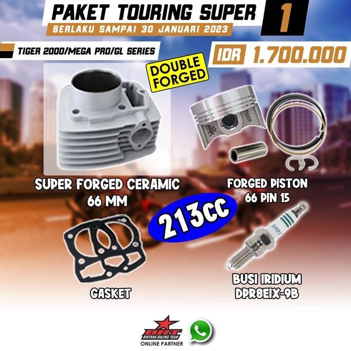 [ Originial BRT PAKET TOURING 1 TIGER 200 [