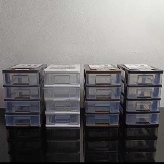 TANTOS 8211: LACI PLASTIK SERBAGUNA / KONTAINER MINI / RAK KOSMETIK (BAHAN TEBAL)