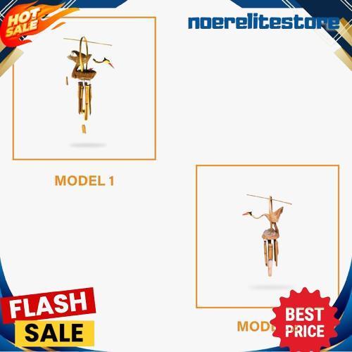 COD Lonceng Angin Bambu Motif Burung - Genta Angin Bambu - Gantungan Bambu - Lonceng Bambu - Lonceng