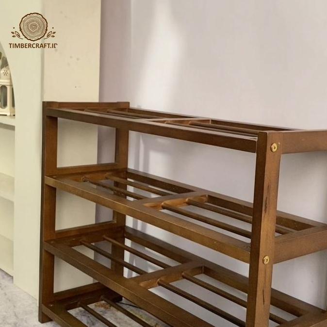 Rak Sepatu Kayu | Wooden Shoe Rack
