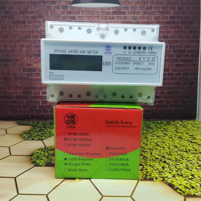 PROMO DISKON - KWH METER 3 PHASE DIGITAL/KWH METER 3PHASE DIGITAL FORT CT XTM1250SACT