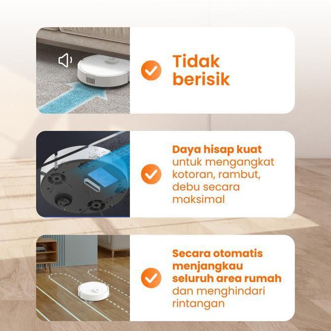 Resol Robot Vacuum Cleaner Otomatis Roomba Pel Sapu Elektrik