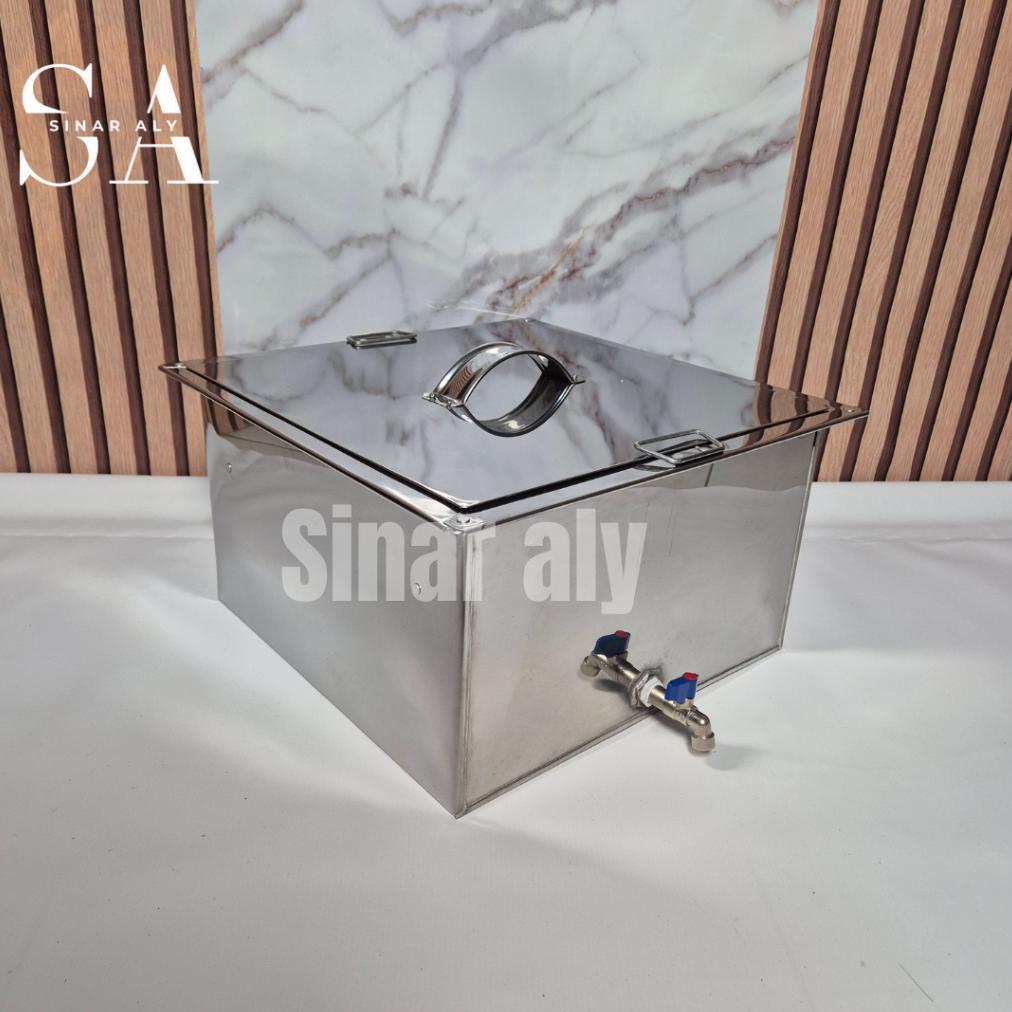 Dandang Panci Mie Ayam Kocok Lubang 4 Bahan Stainless Steel Alat Masak Khusus