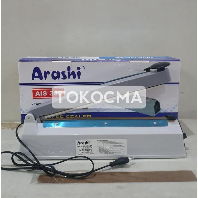 TERMURAH - Impulse Sealer 30cm AIS 300 Arashi / Alat Press Plastik /Mesin Plastik