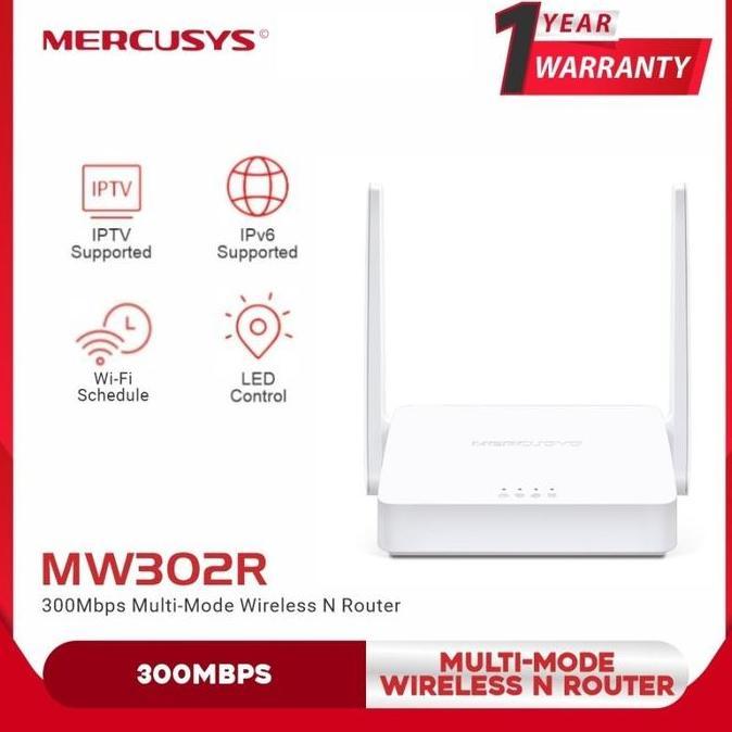 Mercusys MW302R Multi-Mode Wireless N Router 300Mbps Router Mercusys