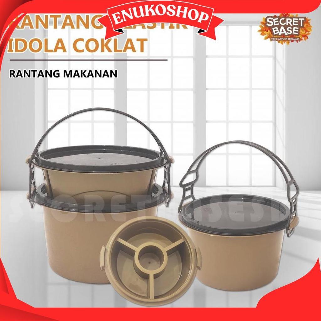Rantang Hajatan Bulat - Rantang Susun Plastik / Tempat Makan / Bekal / Timba Hajatan Ori