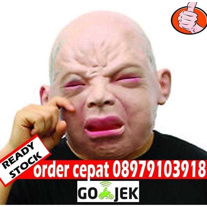 TOPENG LATEX TOPENG BAYI NANGIS TOPENG BAYI LUCU MURAH JAKART