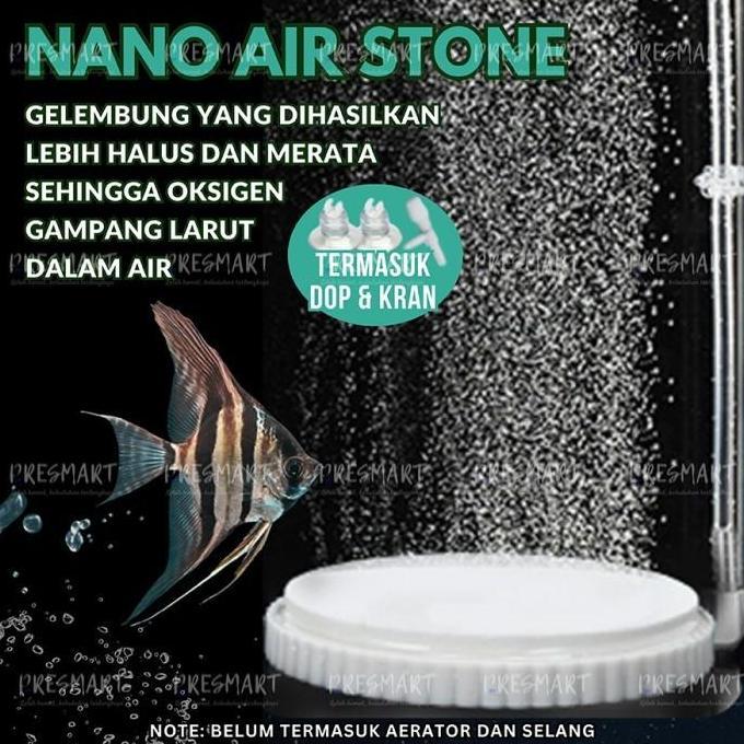FINESSE- Batu Aerator Gelembung Udara / Nano Air Stone / Aerator Nano Stone
