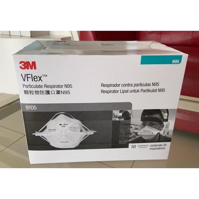 Masker 3M 9105 Vflex N95 Original