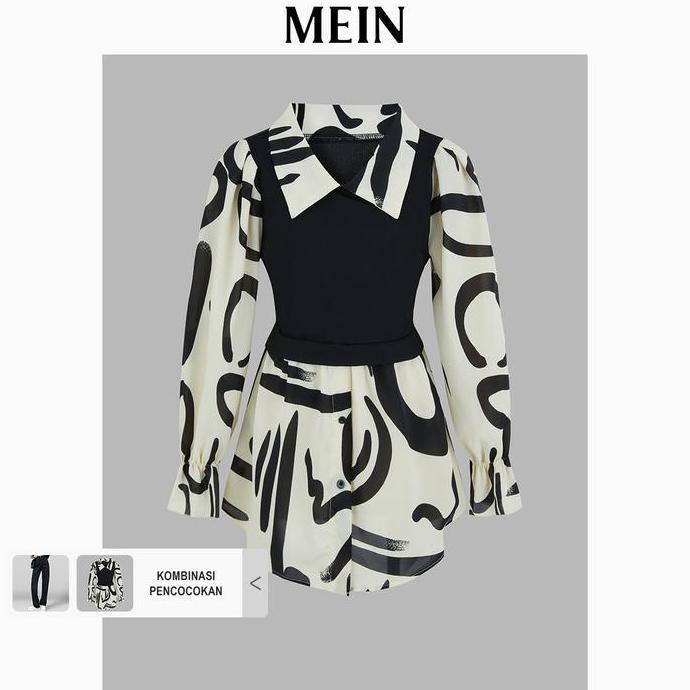 Promo [MEIN][UPGRADE][READY STOCK] Urban Atasan Wanita Lengan Lonceng Setelan Lengan Panjang 2342063