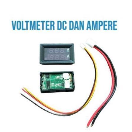 VOLTMETER DIGITAL VOLT DC DAN AMPERE