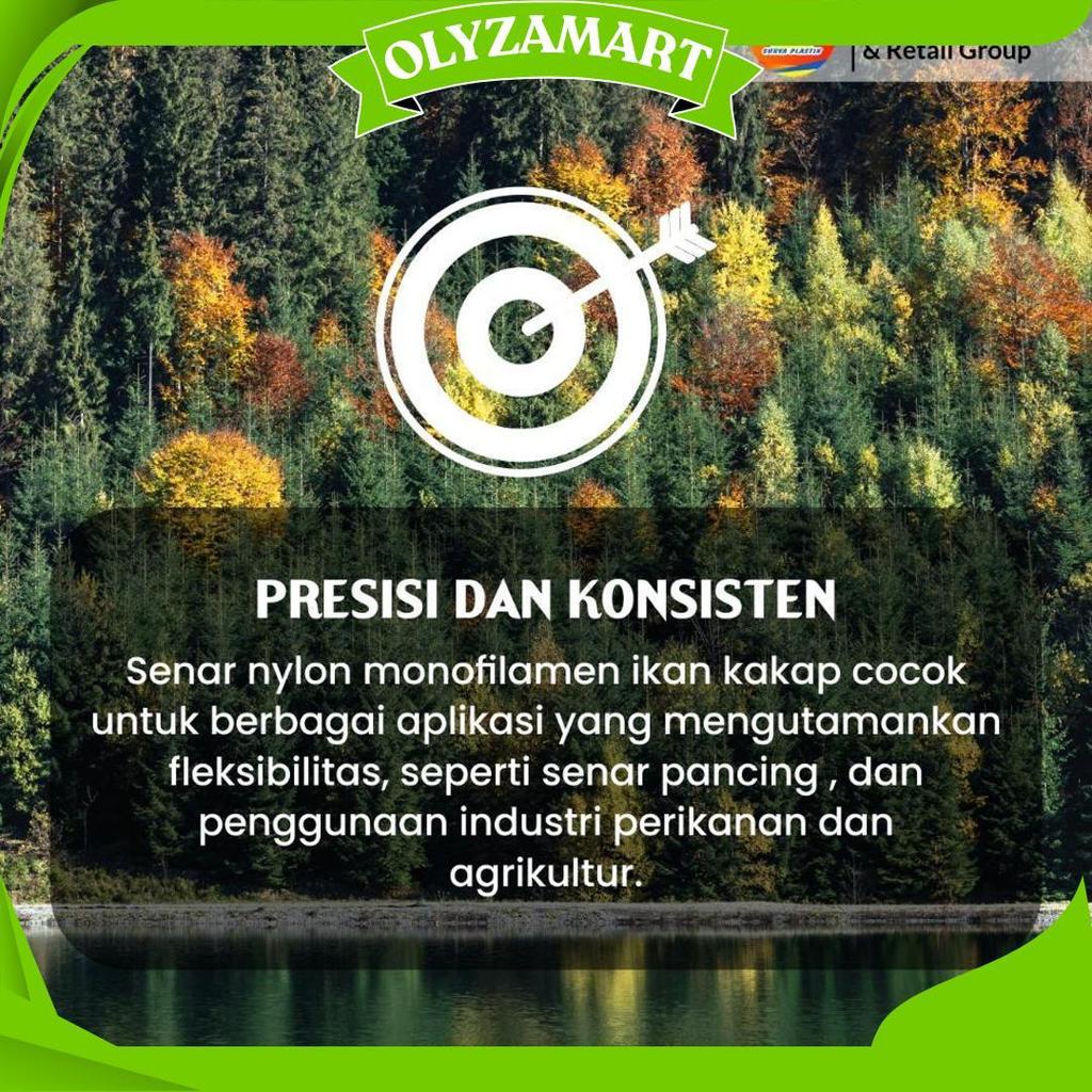 Senar Cap Ikan Kakap  Ukuran 5000 (140)  Per Roll /Tali Senar Pancing / Senar Layangan Ori