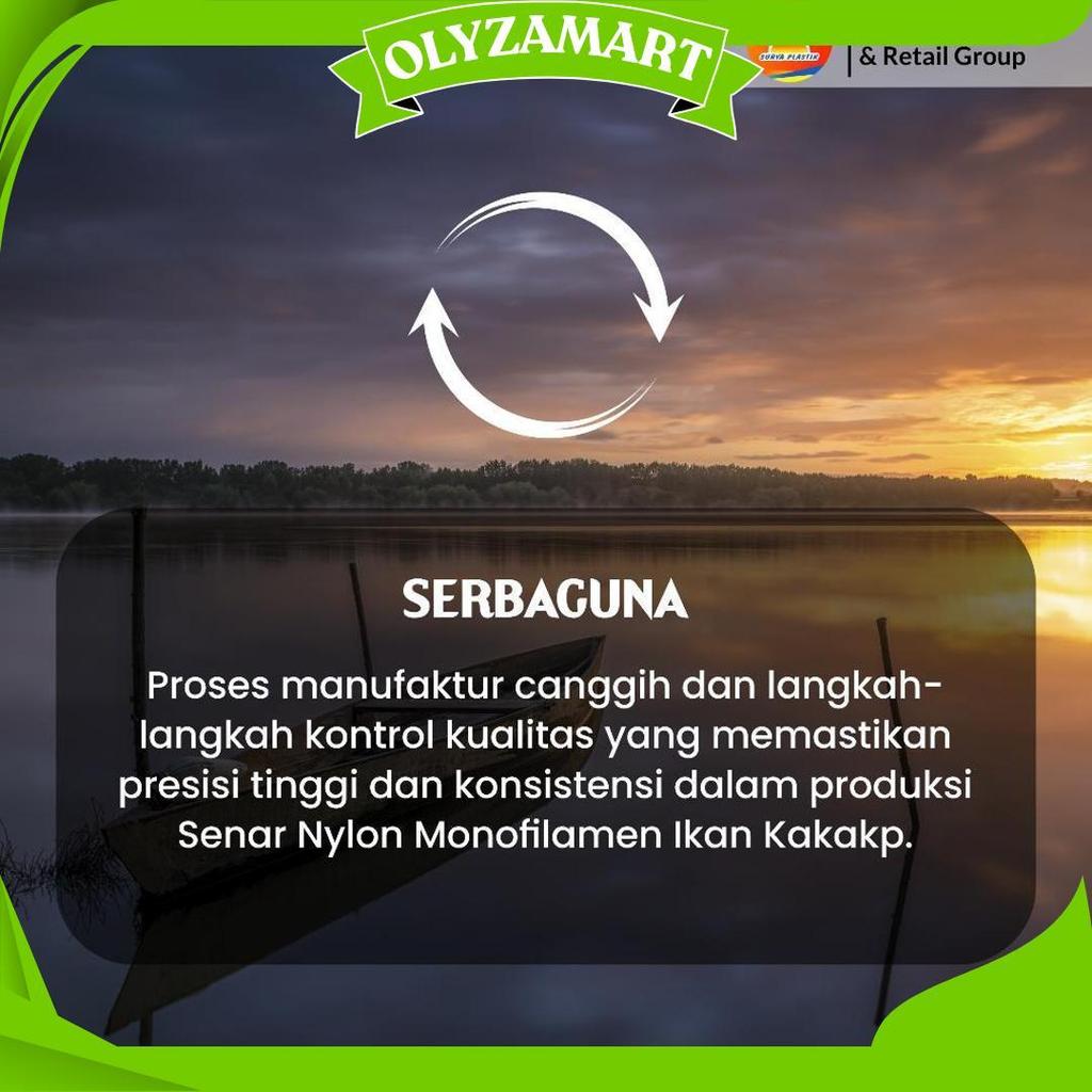 Senar Cap Ikan Kakap  Ukuran 400 (25)  Per Roll /Tali Senar Pancing / Senar Layangan Cod