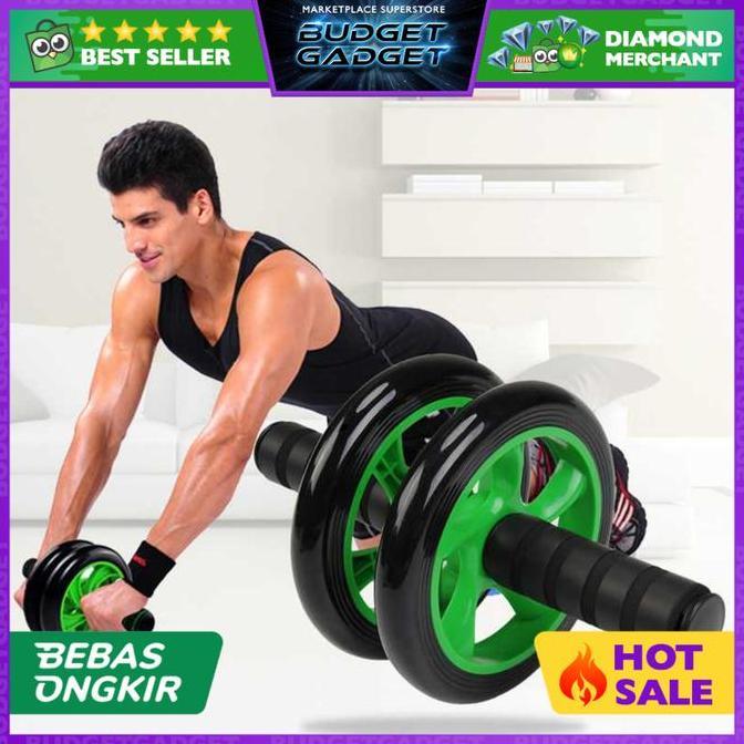 SHANKS Alat Fitness Fitness Roller Sixpack Roda Perut Gym Olahraga Otot
