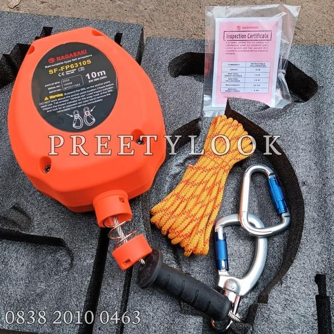 BROOK Retractable Fall Arrester 10 Meter Nagasaki Fall Arester Safety