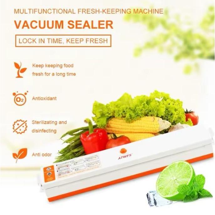 RORONOA- LQL-08 Vacum Sealer Mesin Pengemas Vakum Sealer Makanan Portabel