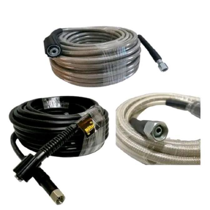 LIBARDIRT Paket Semprotan air hose gun dan Selang jet cleaner Selang air bertekanan tinggi - selang 