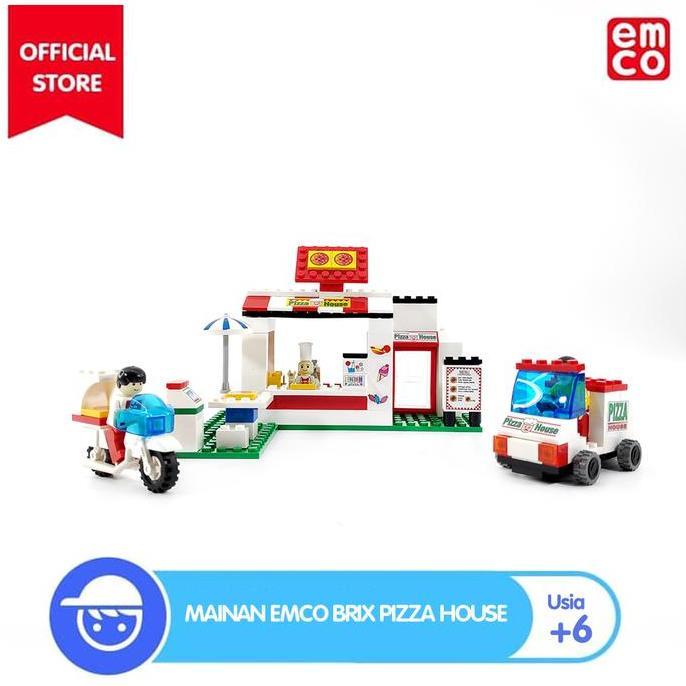 Mainan EMCO Brix Pizza House