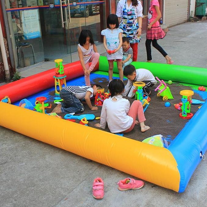 Istana Balon PVC Besar Transparan Arena Mandi Bola Terbaru