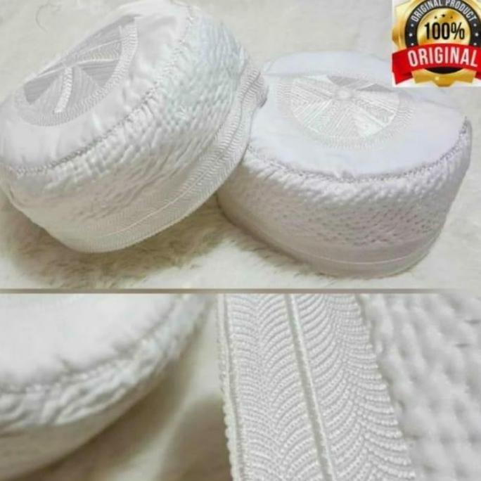 Peci/kopiah MADINAH asli original/Kopiah bugis ARAB SAUDI GM