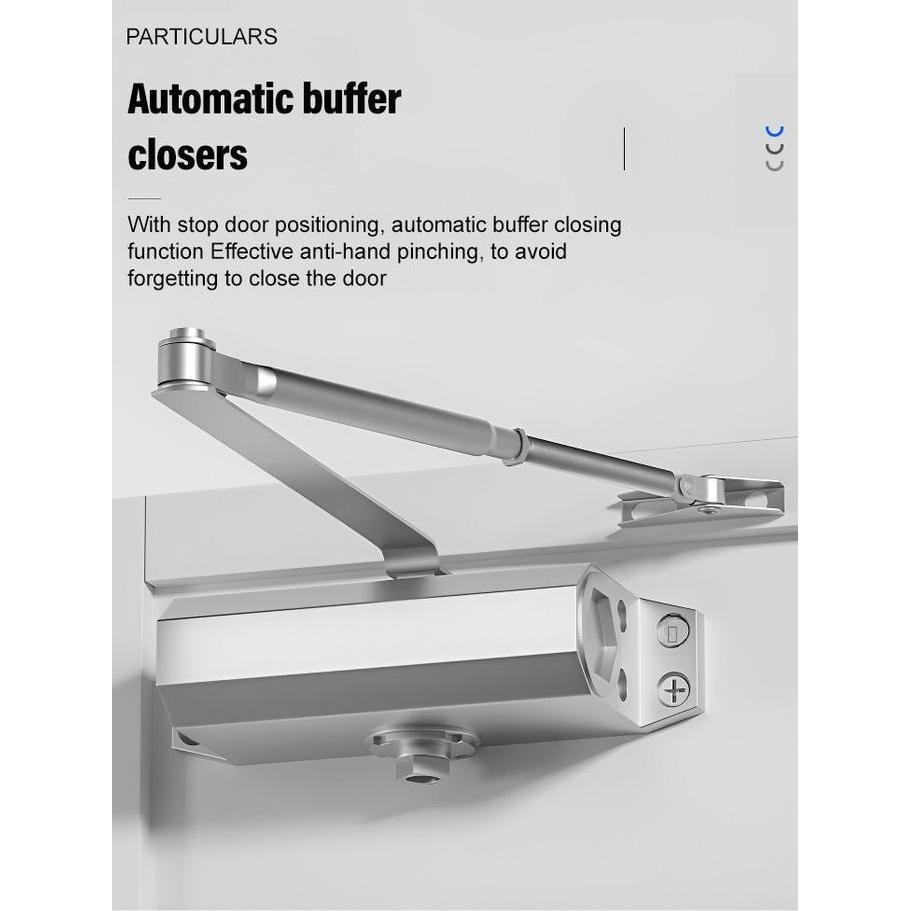 penutup pintu otomatis stopper engsel penahan door closer rumah kamar hidrolik soft close stoper ISW