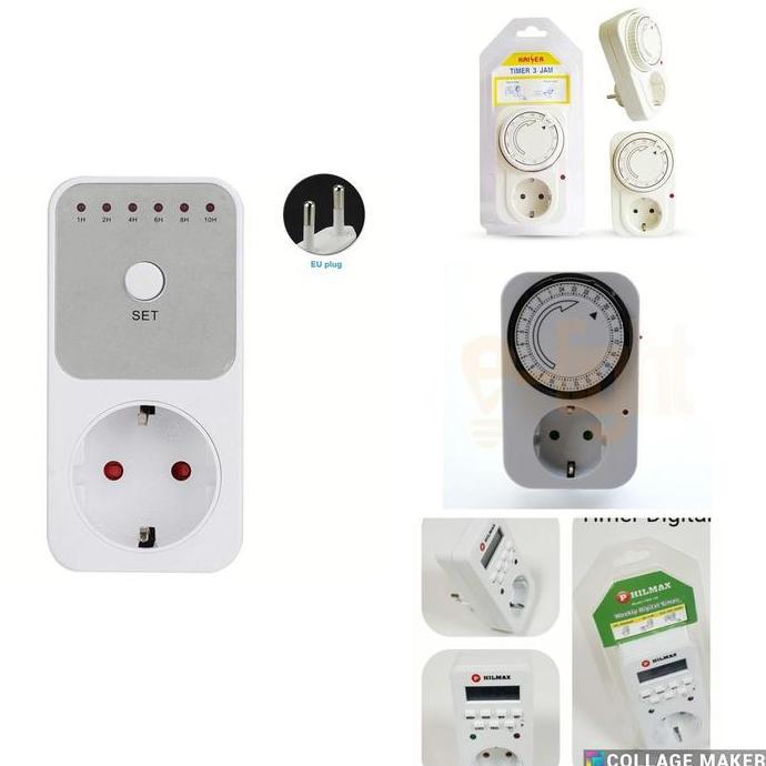 Stop Kontak Timer Digital Colokan Timer Woo