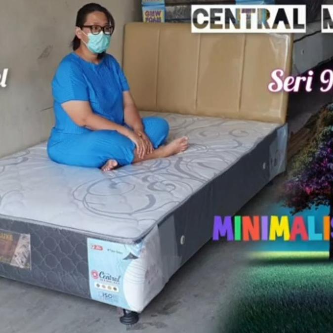 Central multibed Spring Bed deluxe kasur set 120x200 sandaran kaki