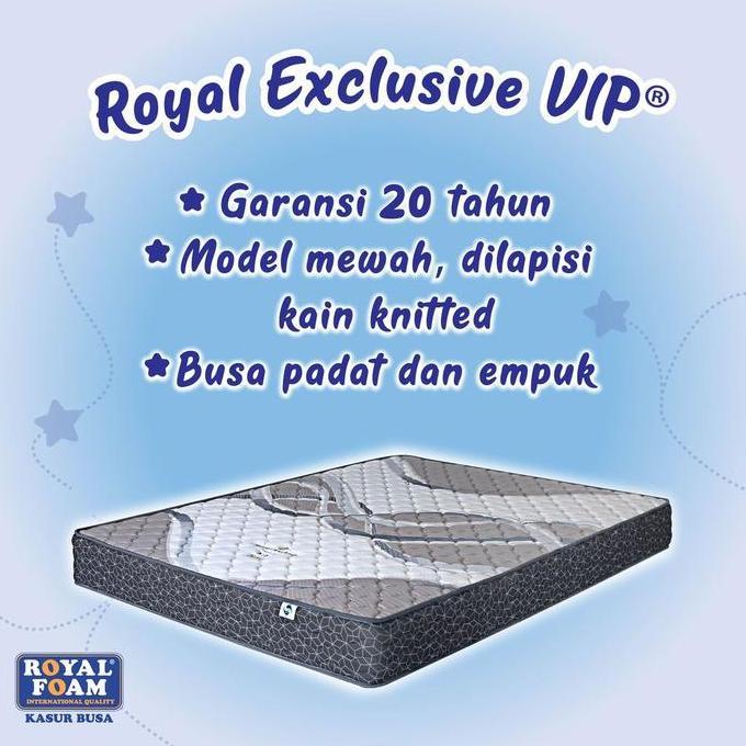 Best product Royal Foam Exclusive VIP 160x200 Busa 25 Th Garansi Resmi