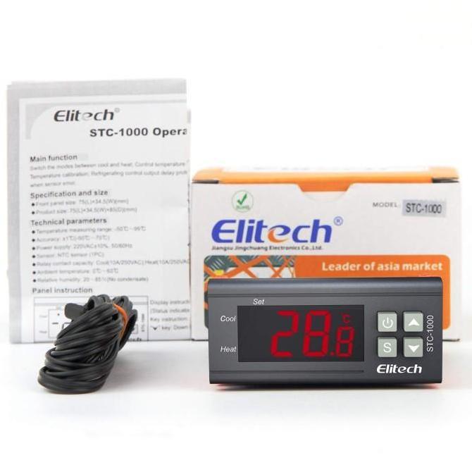 Elitech Stc1000 Thermostat Ori Termostat Digital Stc-1000 Termometer