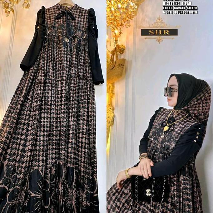 Promo NEWREADY KODE MIDI DRESS BELLA MEWAH KATUN BKK 100%ORI SHR COD