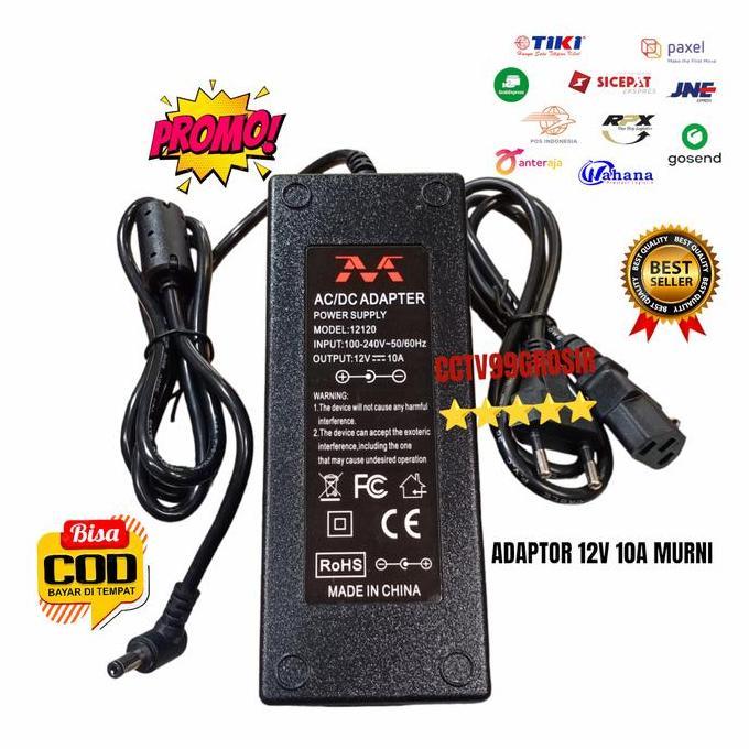 Adaptor 12V 10A / Adaptor 12 volt 10a / Adaptor Pompa DC