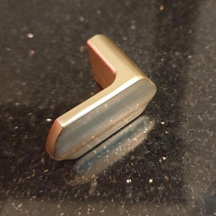 Promo Gold Handle Emas Hexagon Lonjong Nordic Scandinavia Brass Brushed Cod