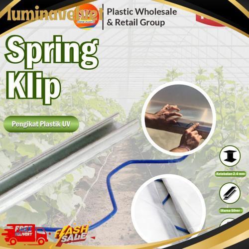COD Penjepit Plastik UV / Spring Klip Alat Pasang Plastik UV