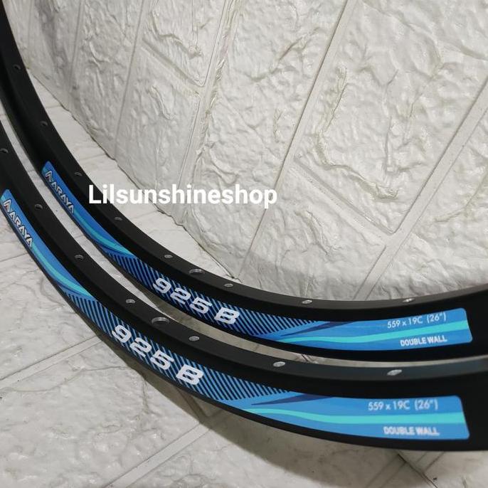 Promo Velg Rims Sepeda 26 Araya 925B Lubang 32H Alloy Double Wall Av Jumlah Sepasang Cod