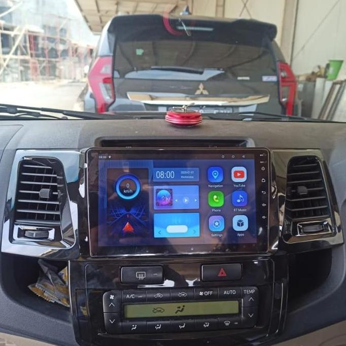 Frame Head Unit Android 9 Inch Toyota Fortuner 2008-2014 murah