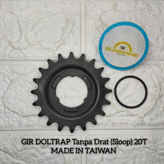 Promo Sprocket Gir Cog 20T Hub Bos Torpedo Doltrap Tanpa Drat Include Lock Ring Gear Sepeda Fixie Co