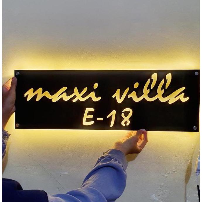 TERMURAH - Custom Nomor Rumah LED/Nomor Rumah/Nomor Rumah Lampu