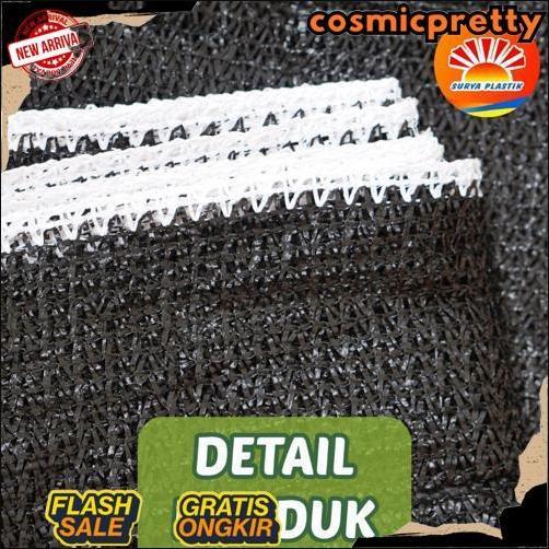 Termurah Paranet tanaman/Jaring paranet 70% Rajut segitiga Lebar 3 Meteran Ecer