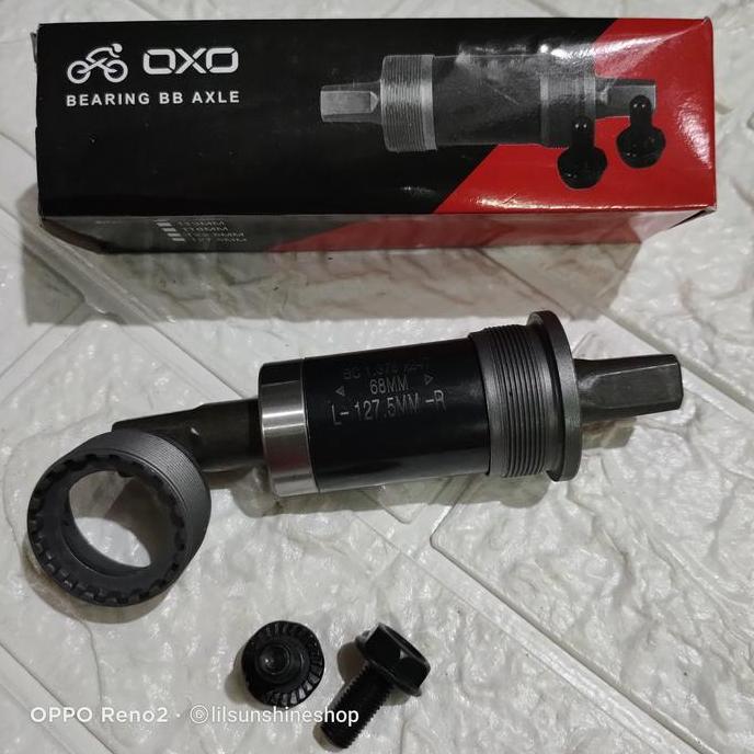 Promo Bb Kotak Bearing 127.5 Oxo As Tengah Bottom Bracket 127.5Mm Untuk Crank Sepeda Mtb Federal Cod