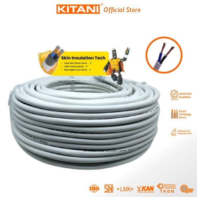 KITANI - NYMHY 22.5 mm - 100 Meter - Kabel Listrik Tembaga Serabut
