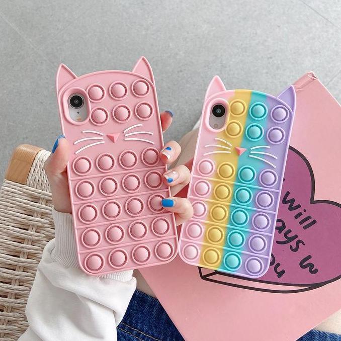 DB21>> Case Iphone 11 Pro max Pop it  - Cat 11 Pro max iphone Case pop it