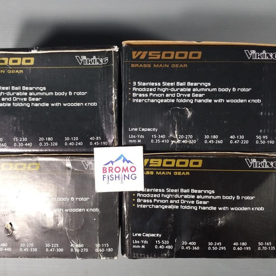 Reel VIKING VI 3000 5000 7000 9000 SILVER SERIES Katrol