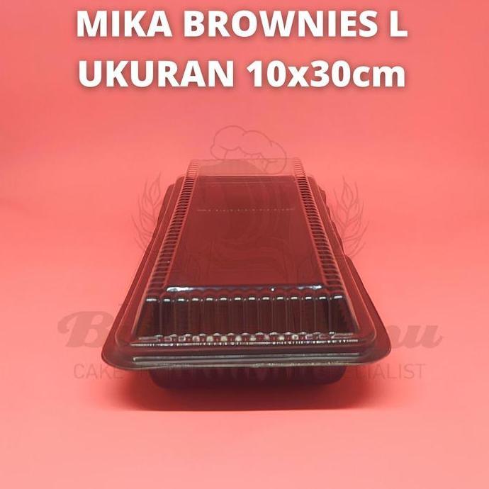 Mika Brownies/ Box Mika Brownies / Size L 10x30 Free Tutup