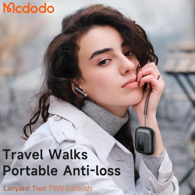 MCDODO TWS B04 True Wireless Earphone Mini Earbuds Earphone Headset Bluetooth 5.3 Open Mic Gaming Fo