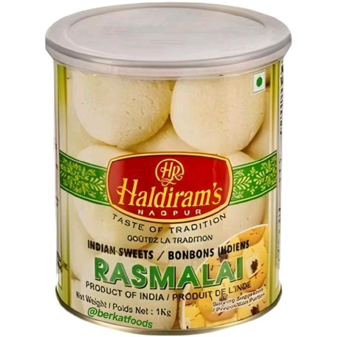 &<&<&<&] Rasmalai Haldiram's Sweets 1Kg / Manisan Haldirams India Ras Malai 1 Kg