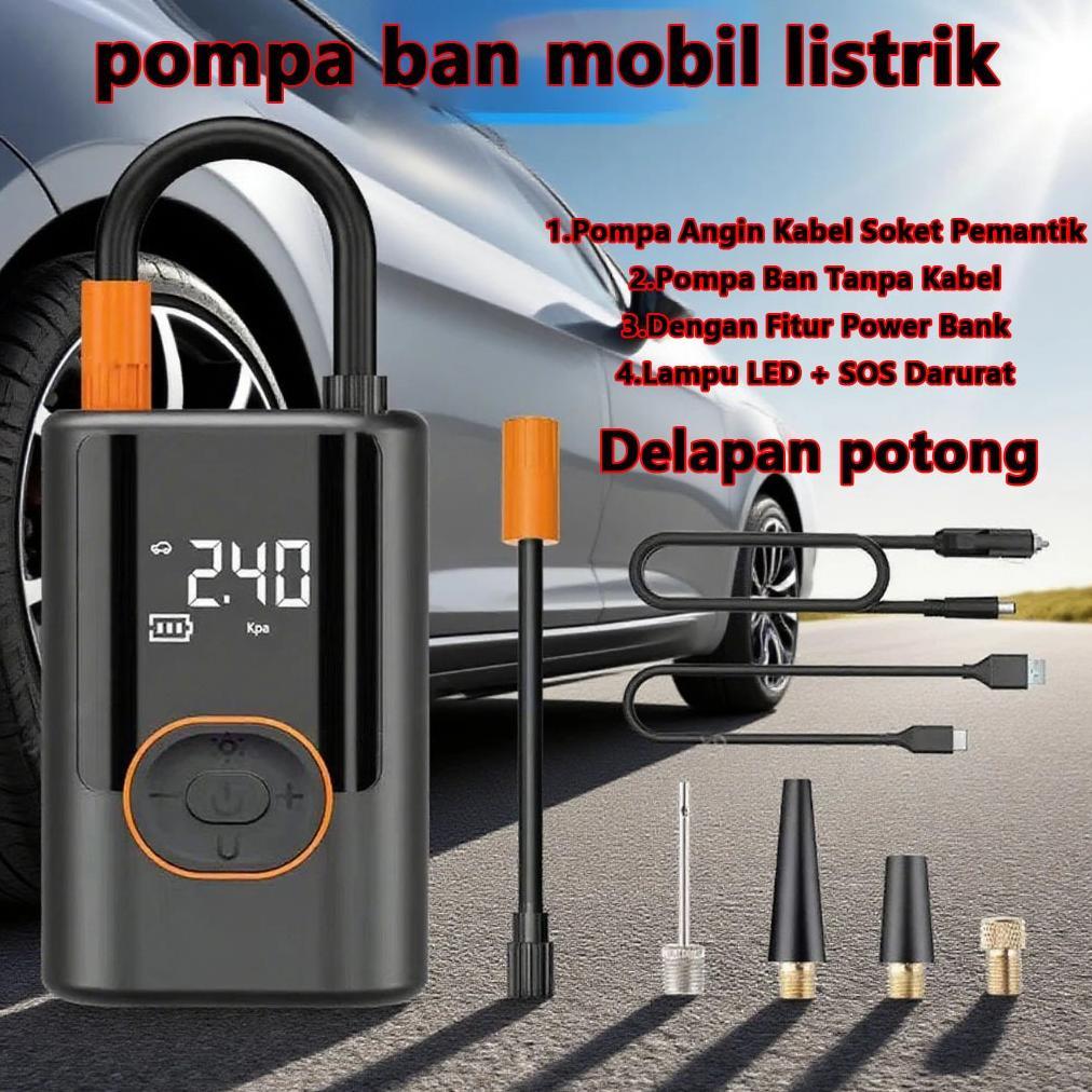 Pompa angin , pompa ban mobil listrik, pompa sepeda listrik, kompresor udara nirkabel kecil, pompa b