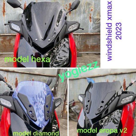 windshield all new xmax 2023 visor yamaha xmax 2023 windshield flyscreen xmax Original